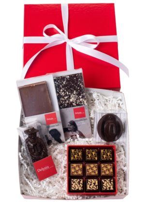 Delysia Chocolatier Texas small Chocolate Gift box Austin Texas Shop website