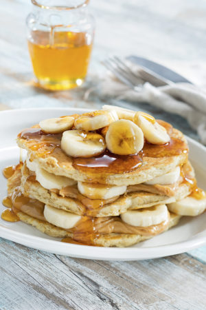 Flap jack s peanut stacks